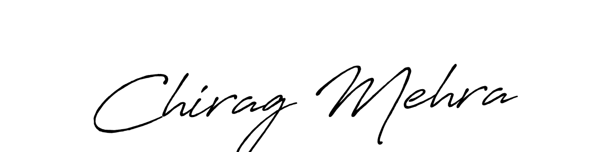 Similarly Antro_Vectra_Bolder is the best handwritten signature design. Signature creator online .You can use it as an online autograph creator for name Chirag Mehra. Chirag Mehra signature style 7 images and pictures png
