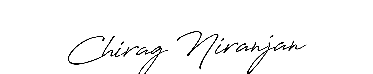 Make a short Chirag Niranjan signature style. Manage your documents anywhere anytime using Antro_Vectra_Bolder. Create and add eSignatures, submit forms, share and send files easily. Chirag Niranjan signature style 7 images and pictures png