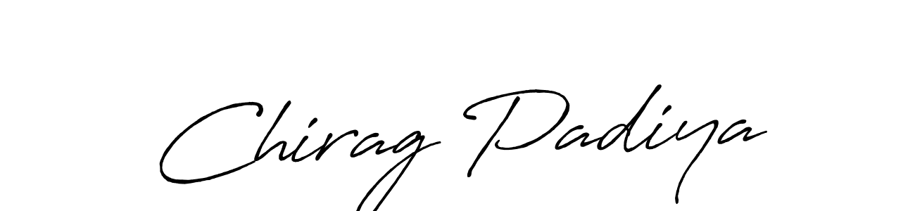 You should practise on your own different ways (Antro_Vectra_Bolder) to write your name (Chirag Padiya) in signature. don't let someone else do it for you. Chirag Padiya signature style 7 images and pictures png
