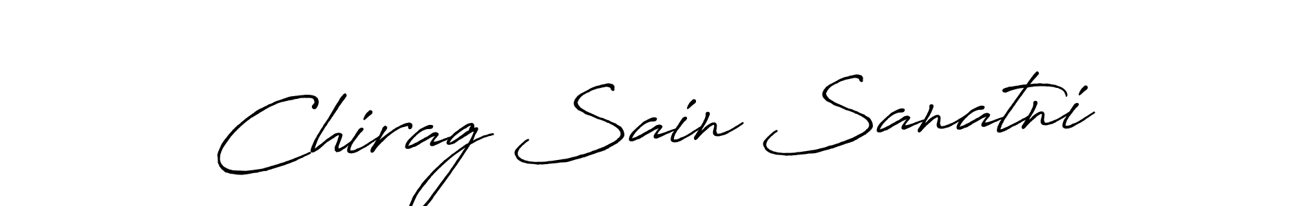It looks lik you need a new signature style for name Chirag Sain Sanatni. Design unique handwritten (Antro_Vectra_Bolder) signature with our free signature maker in just a few clicks. Chirag Sain Sanatni signature style 7 images and pictures png