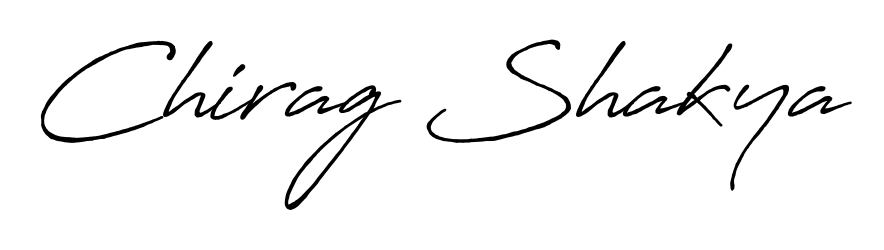 Download transparent PNG signature for name Chirag Shakya styled with Antro_Vectra_Bolder font. Ready to paste directly into PDF and Word agreements. Chirag Shakya signature style 7 images and pictures png