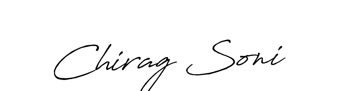 Also we have Chirag Soni name is the best signature style. Create professional handwritten signature collection using Antro_Vectra_Bolder autograph style. Chirag Soni signature style 7 images and pictures png