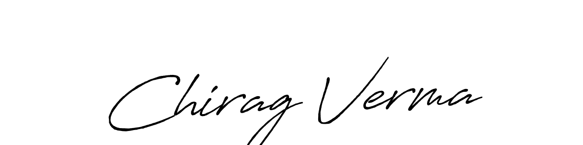 You should practise on your own different ways (Antro_Vectra_Bolder) to write your name (Chirag Verma) in signature. don't let someone else do it for you. Chirag Verma signature style 7 images and pictures png