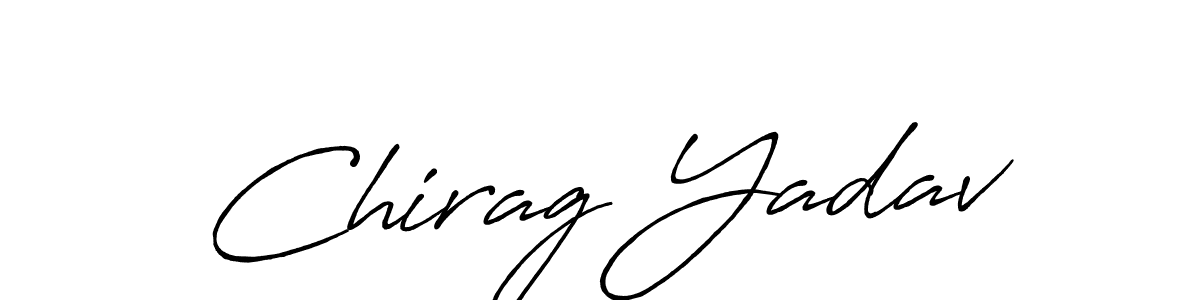 Make a beautiful signature design for name Chirag Yadav. Use this online signature maker to create a handwritten signature for free. Chirag Yadav signature style 7 images and pictures png