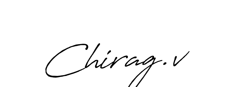 You can use this online signature creator to create a handwritten signature for the name Chirag.v. This is the best online autograph maker. Chirag.v signature style 7 images and pictures png