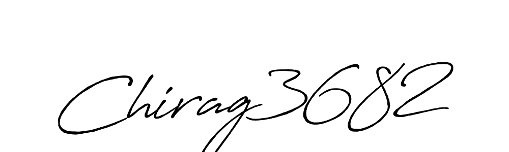 Chirag3682 stylish signature style. Best Handwritten Sign (Antro_Vectra_Bolder) for my name. Handwritten Signature Collection Ideas for my name Chirag3682. Chirag3682 signature style 7 images and pictures png