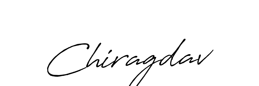 Design your own signature with our free online signature maker. With this signature software, you can create a handwritten (Antro_Vectra_Bolder) signature for name Chiragdav. Chiragdav signature style 7 images and pictures png