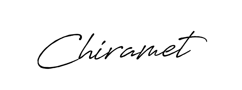 You should practise on your own different ways (Antro_Vectra_Bolder) to write your name (Chiramet) in signature. don't let someone else do it for you. Chiramet signature style 7 images and pictures png