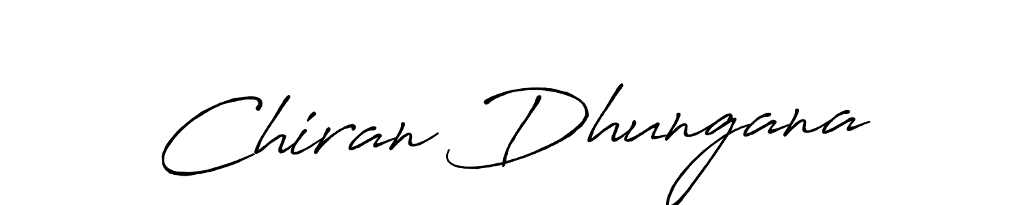 Chiran Dhungana stylish signature style. Best Handwritten Sign (Antro_Vectra_Bolder) for my name. Handwritten Signature Collection Ideas for my name Chiran Dhungana. Chiran Dhungana signature style 7 images and pictures png