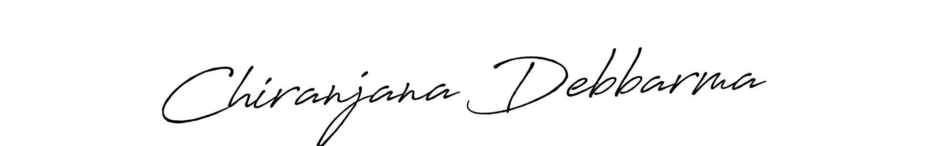 Similarly Antro_Vectra_Bolder is the best handwritten signature design. Signature creator online .You can use it as an online autograph creator for name Chiranjana Debbarma. Chiranjana Debbarma signature style 7 images and pictures png