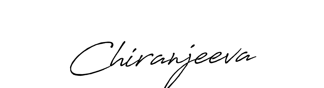 It looks lik you need a new signature style for name Chiranjeeva. Design unique handwritten (Antro_Vectra_Bolder) signature with our free signature maker in just a few clicks. Chiranjeeva signature style 7 images and pictures png