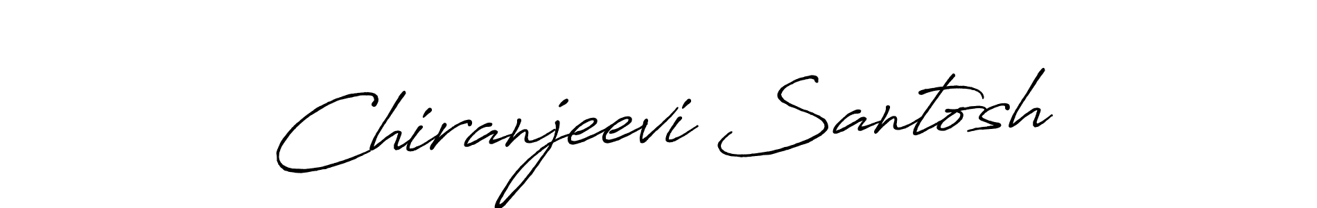 How to make Chiranjeevi Santosh signature? Antro_Vectra_Bolder is a professional autograph style. Create handwritten signature for Chiranjeevi Santosh name. Chiranjeevi Santosh signature style 7 images and pictures png