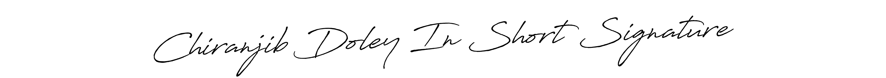 Create a beautiful signature design for name Chiranjib Doley In Short Signature. With this signature (Antro_Vectra_Bolder) fonts, you can make a handwritten signature for free. Chiranjib Doley In Short Signature signature style 7 images and pictures png