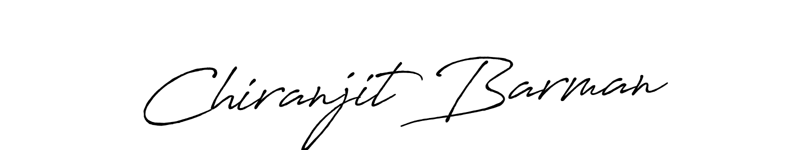 Design your own signature with our free online signature maker. With this signature software, you can create a handwritten (Antro_Vectra_Bolder) signature for name Chiranjit Barman. Chiranjit Barman signature style 7 images and pictures png