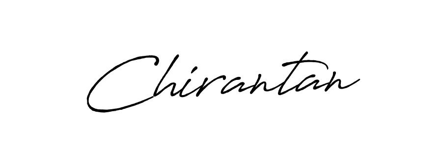 Chirantan stylish signature style. Best Handwritten Sign (Antro_Vectra_Bolder) for my name. Handwritten Signature Collection Ideas for my name Chirantan. Chirantan signature style 7 images and pictures png