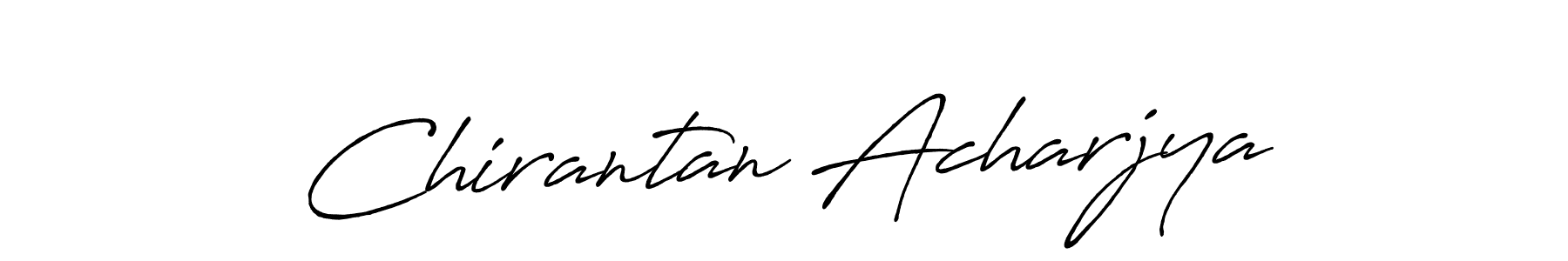 Use a signature maker to create a handwritten signature online. With this signature software, you can design (Antro_Vectra_Bolder) your own signature for name Chirantan Acharjya. Chirantan Acharjya signature style 7 images and pictures png