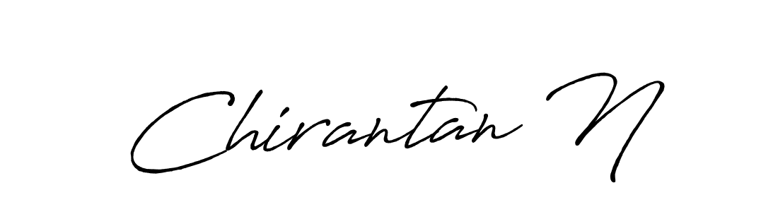 Also You can easily find your signature by using the search form. We will create Chirantan N name handwritten signature images for you free of cost using Antro_Vectra_Bolder sign style. Chirantan N signature style 7 images and pictures png