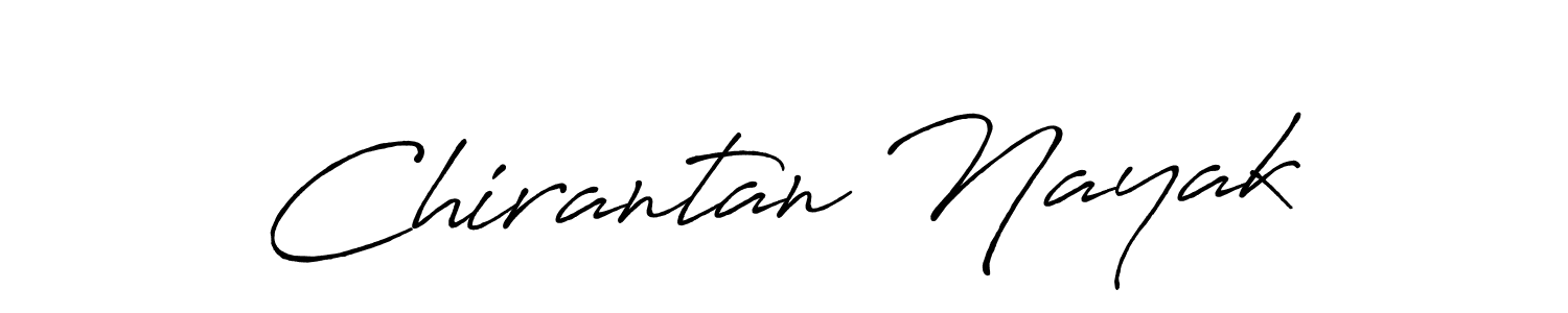 The best way (Antro_Vectra_Bolder) to make a short signature is to pick only two or three words in your name. The name Chirantan Nayak include a total of six letters. For converting this name. Chirantan Nayak signature style 7 images and pictures png