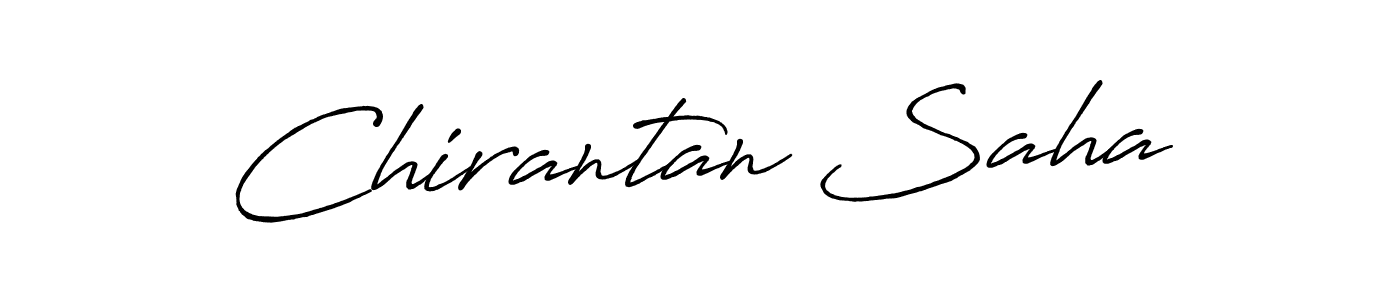 Make a beautiful signature design for name Chirantan Saha. Use this online signature maker to create a handwritten signature for free. Chirantan Saha signature style 7 images and pictures png