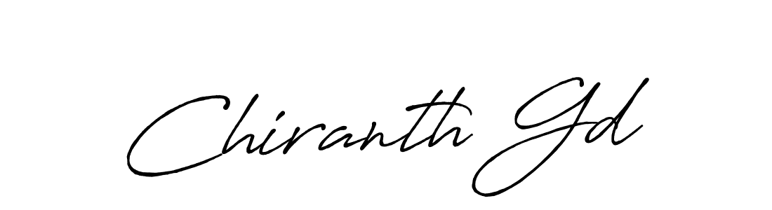 This is the best signature style for the Chiranth Gd name. Also you like these signature font (Antro_Vectra_Bolder). Mix name signature. Chiranth Gd signature style 7 images and pictures png