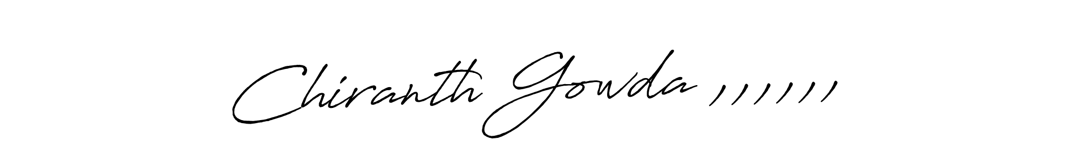 You can use this online signature creator to create a handwritten signature for the name Chiranth Gowda ,,,,,,. This is the best online autograph maker. Chiranth Gowda ,,,,,, signature style 7 images and pictures png