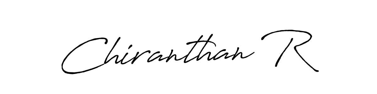 Also we have Chiranthan R name is the best signature style. Create professional handwritten signature collection using Antro_Vectra_Bolder autograph style. Chiranthan R signature style 7 images and pictures png