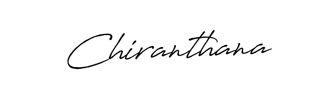 Make a beautiful signature design for name Chiranthana. Use this online signature maker to create a handwritten signature for free. Chiranthana signature style 7 images and pictures png