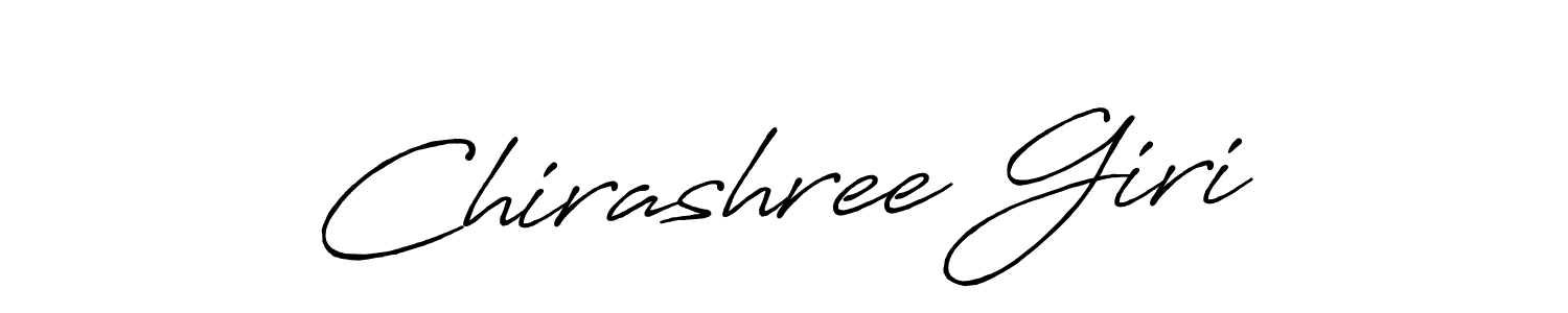 Design your own signature with our free online signature maker. With this signature software, you can create a handwritten (Antro_Vectra_Bolder) signature for name Chirashree Giri. Chirashree Giri signature style 7 images and pictures png