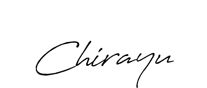 How to make Chirayu name signature. Use Antro_Vectra_Bolder style for creating short signs online. This is the latest handwritten sign. Chirayu signature style 7 images and pictures png