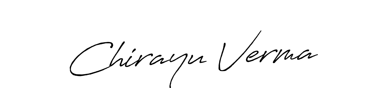 You should practise on your own different ways (Antro_Vectra_Bolder) to write your name (Chirayu Verma) in signature. don't let someone else do it for you. Chirayu Verma signature style 7 images and pictures png