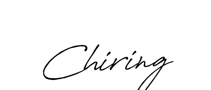 Make a beautiful signature design for name Chiring. Use this online signature maker to create a handwritten signature for free. Chiring signature style 7 images and pictures png