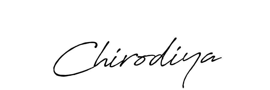 It looks lik you need a new signature style for name Chirodiya. Design unique handwritten (Antro_Vectra_Bolder) signature with our free signature maker in just a few clicks. Chirodiya signature style 7 images and pictures png