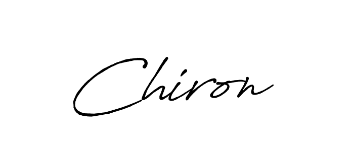 You should practise on your own different ways (Antro_Vectra_Bolder) to write your name (Chiron ) in signature. don't let someone else do it for you. Chiron  signature style 7 images and pictures png