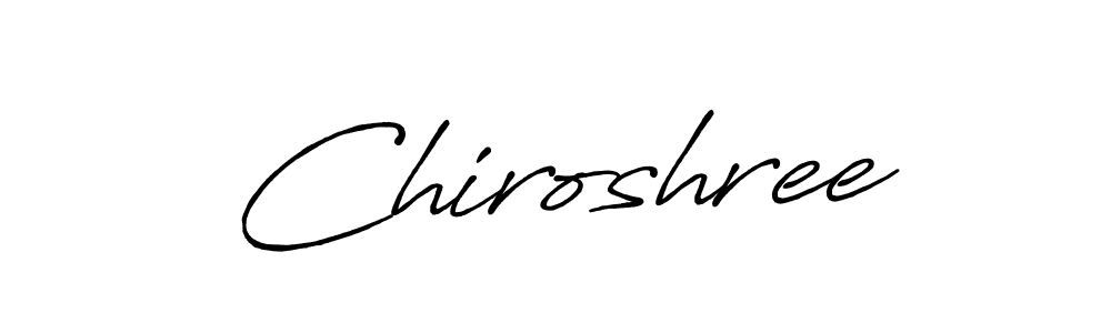 if you are searching for the best signature style for your name Chiroshree. so please give up your signature search. here we have designed multiple signature styles  using Antro_Vectra_Bolder. Chiroshree signature style 7 images and pictures png