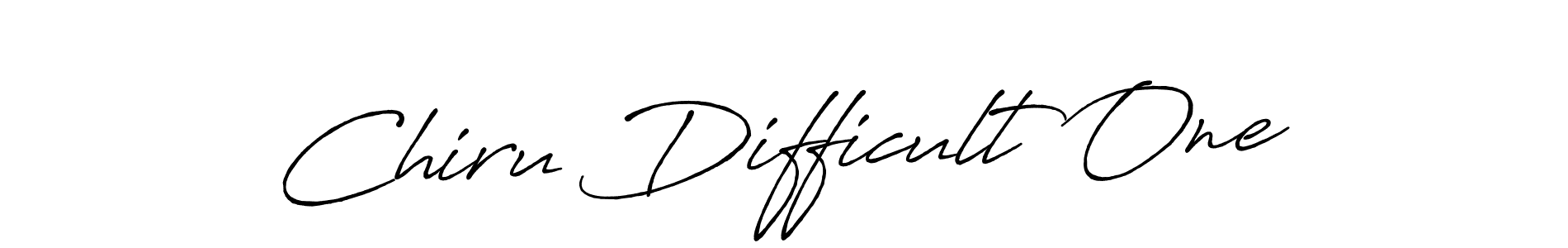 This is the best signature style for the Chiru Difficult One name. Also you like these signature font (Antro_Vectra_Bolder). Mix name signature. Chiru Difficult One signature style 7 images and pictures png