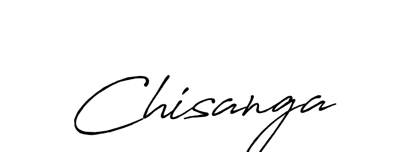 Also we have Chisanga name is the best signature style. Create professional handwritten signature collection using Antro_Vectra_Bolder autograph style. Chisanga signature style 7 images and pictures png