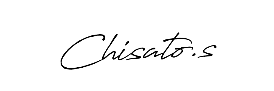 How to make Chisato.s name signature. Use Antro_Vectra_Bolder style for creating short signs online. This is the latest handwritten sign. Chisato.s signature style 7 images and pictures png