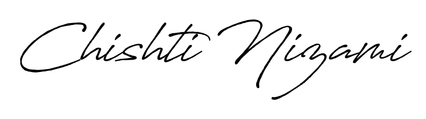 Generate high-definition signature styles for Chishti Nizami. The Antro_Vectra_Bolder typeface ensures crisp legibility and sophisticated design. Chishti Nizami signature style 7 images and pictures png