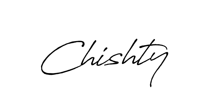 Once you've used our free online signature maker to create your best signature Antro_Vectra_Bolder style, it's time to enjoy all of the benefits that Chishty name signing documents. Chishty signature style 7 images and pictures png