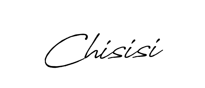 Create a beautiful signature design for name Chisisi. With this signature (Antro_Vectra_Bolder) fonts, you can make a handwritten signature for free. Chisisi signature style 7 images and pictures png