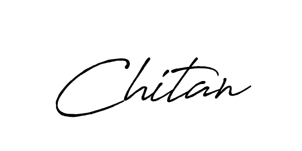 Chitan stylish signature style. Best Handwritten Sign (Antro_Vectra_Bolder) for my name. Handwritten Signature Collection Ideas for my name Chitan. Chitan signature style 7 images and pictures png