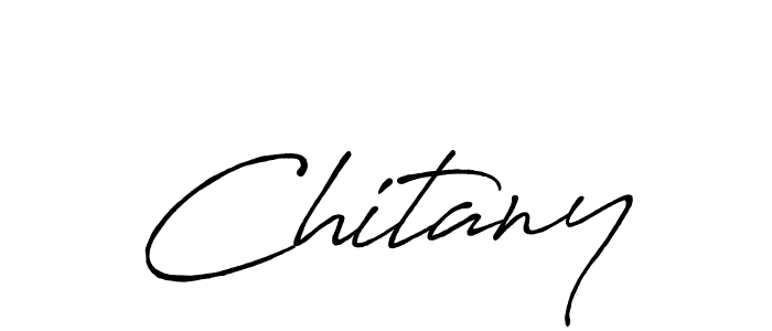 Design your own signature with our free online signature maker. With this signature software, you can create a handwritten (Antro_Vectra_Bolder) signature for name Chitany. Chitany signature style 7 images and pictures png
