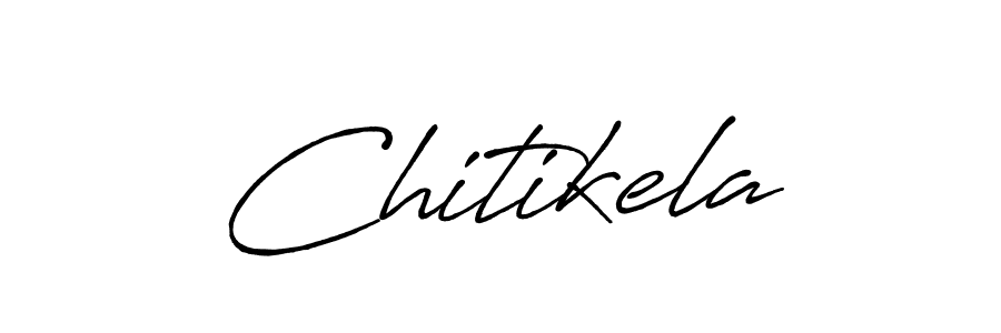 How to make Chitikela name signature. Use Antro_Vectra_Bolder style for creating short signs online. This is the latest handwritten sign. Chitikela signature style 7 images and pictures png