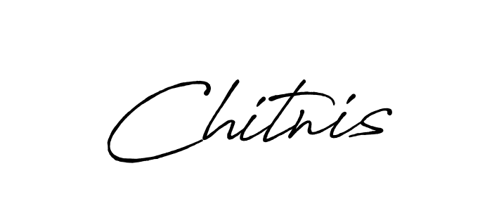 Design your own signature with our free online signature maker. With this signature software, you can create a handwritten (Antro_Vectra_Bolder) signature for name Chitnis. Chitnis signature style 7 images and pictures png