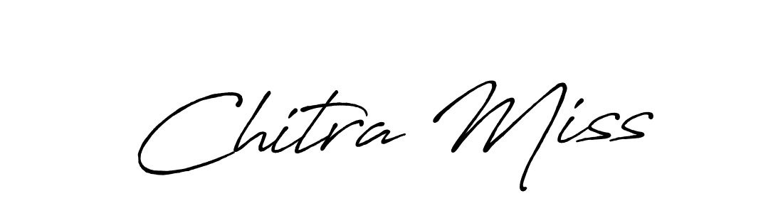 The best way (Antro_Vectra_Bolder) to make a short signature is to pick only two or three words in your name. The name Chitra Miss include a total of six letters. For converting this name. Chitra Miss signature style 7 images and pictures png