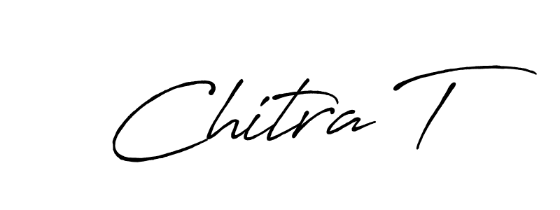 You can use this online signature creator to create a handwritten signature for the name Chitra T. This is the best online autograph maker. Chitra T signature style 7 images and pictures png