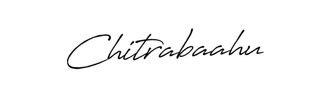 Make a beautiful signature design for name Chitrabaahu. With this signature (Antro_Vectra_Bolder) style, you can create a handwritten signature for free. Chitrabaahu signature style 7 images and pictures png