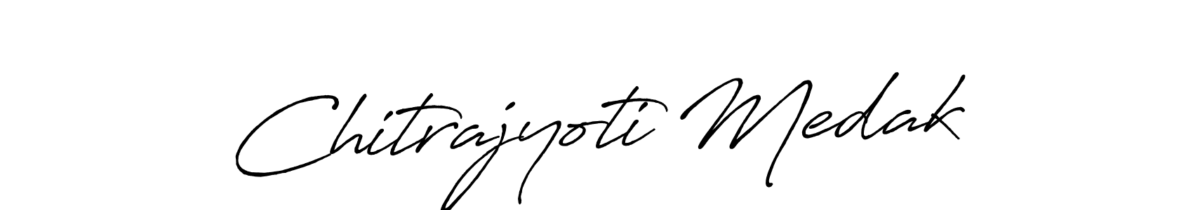 Use a signature maker to create a handwritten signature online. With this signature software, you can design (Antro_Vectra_Bolder) your own signature for name Chitrajyoti Medak. Chitrajyoti Medak signature style 7 images and pictures png