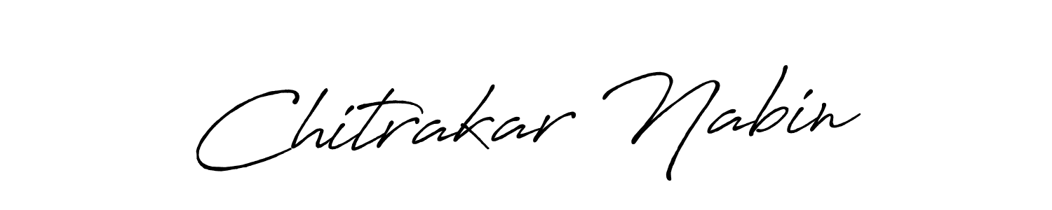 Check out images of Autograph of Chitrakar Nabin name. Actor Chitrakar Nabin Signature Style. Antro_Vectra_Bolder is a professional sign style online. Chitrakar Nabin signature style 7 images and pictures png