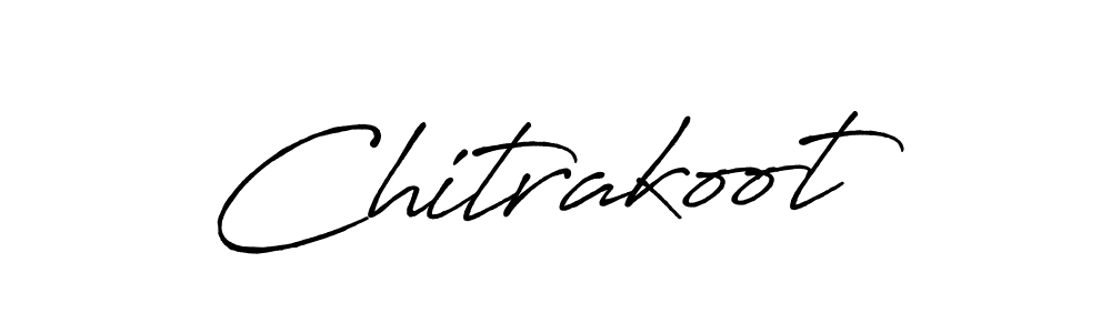 Chitrakoot stylish signature style. Best Handwritten Sign (Antro_Vectra_Bolder) for my name. Handwritten Signature Collection Ideas for my name Chitrakoot. Chitrakoot signature style 7 images and pictures png